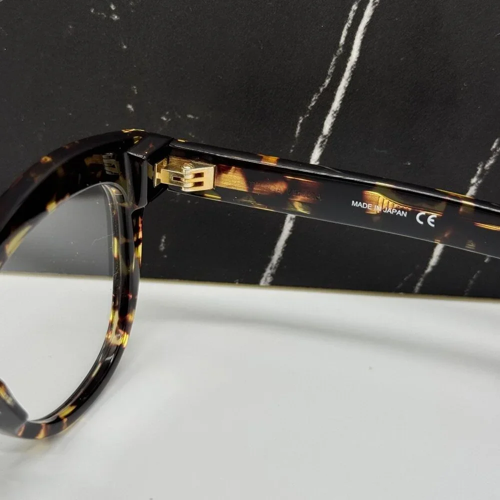 NEW BOTTEGA VENETA BV1130OA 002 HAVANA ROUND WOMEN EYEGLASSES